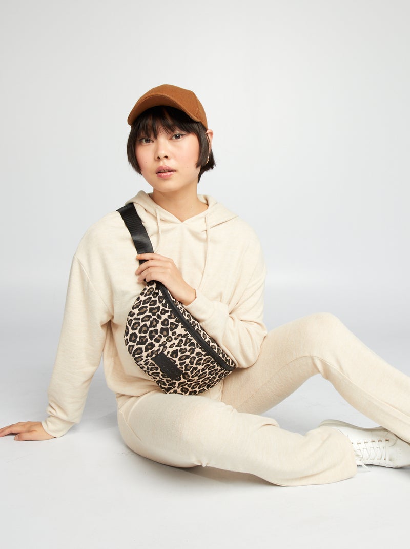 Felpa in maglia soffice BEIGE - Kiabi