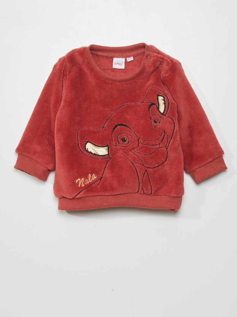 Felpa in maglia soffice 'Il Re Leone' ROSA - Kiabi