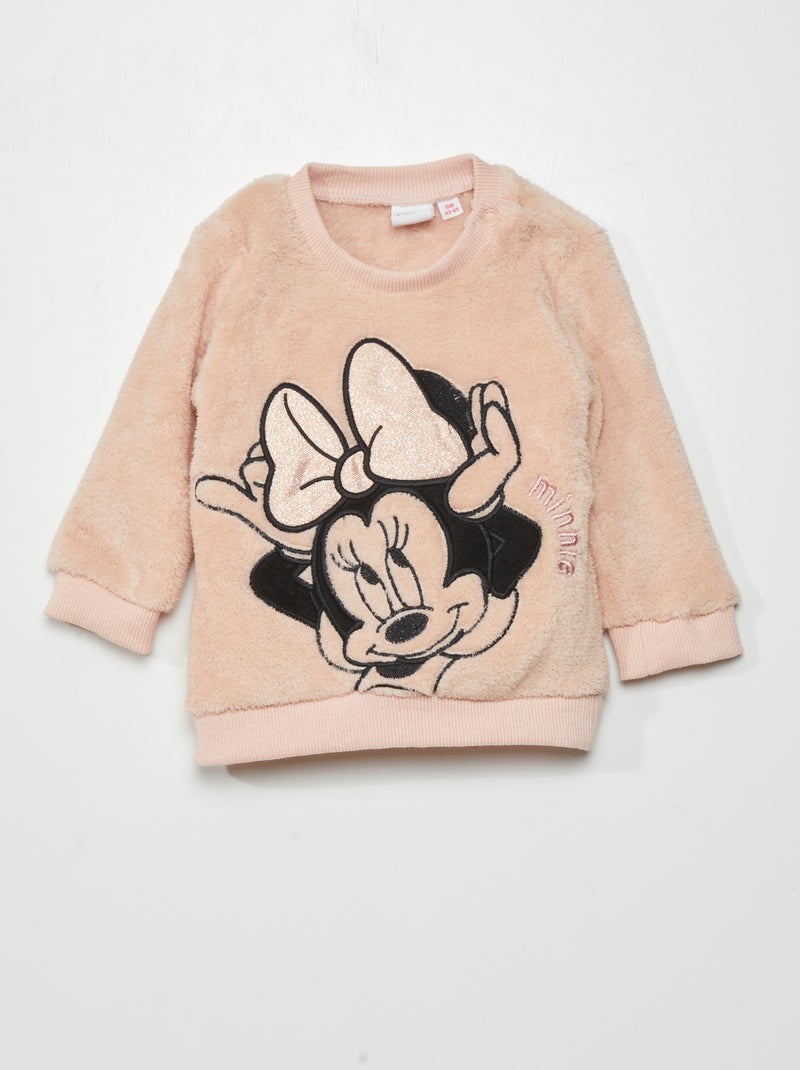 Felpa in maglia soffice 'Minnie' ROSA - Kiabi