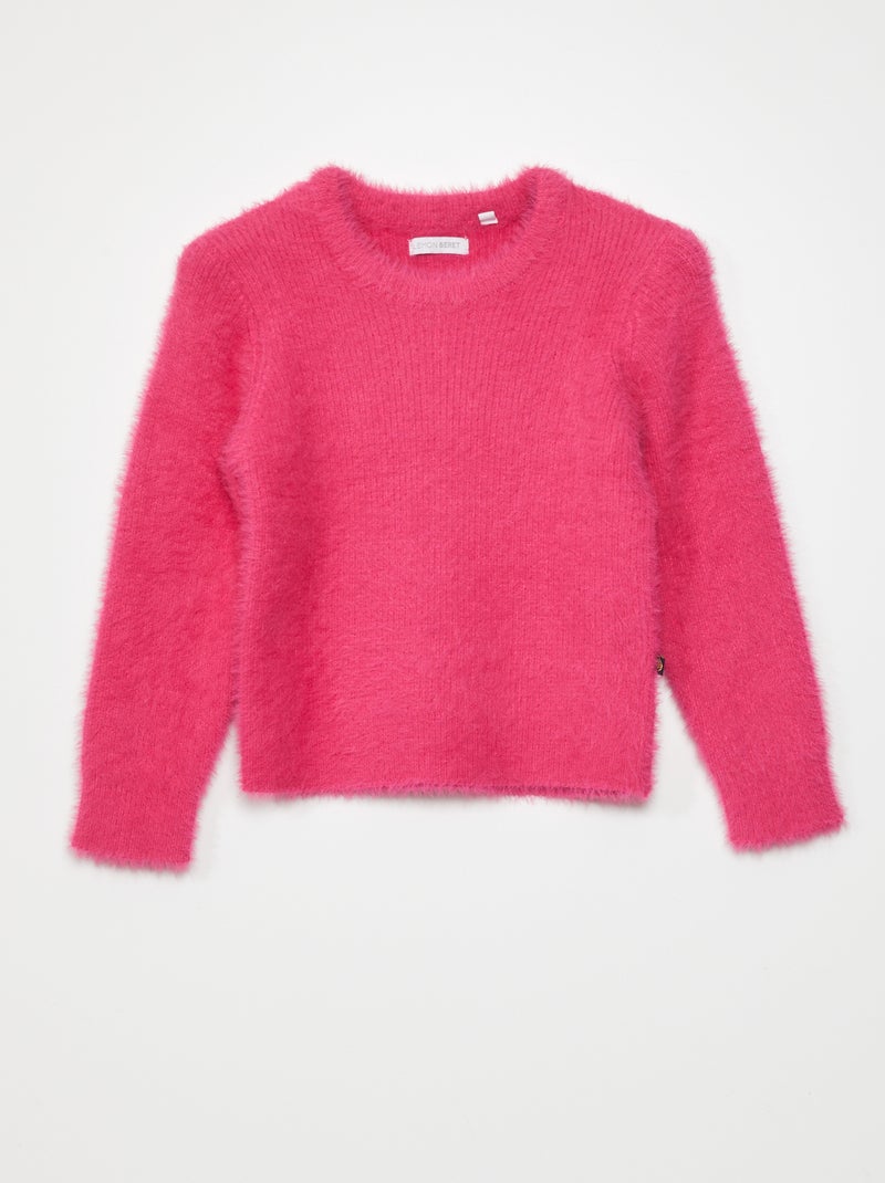 Felpa in maglia soffice ROSA - Kiabi