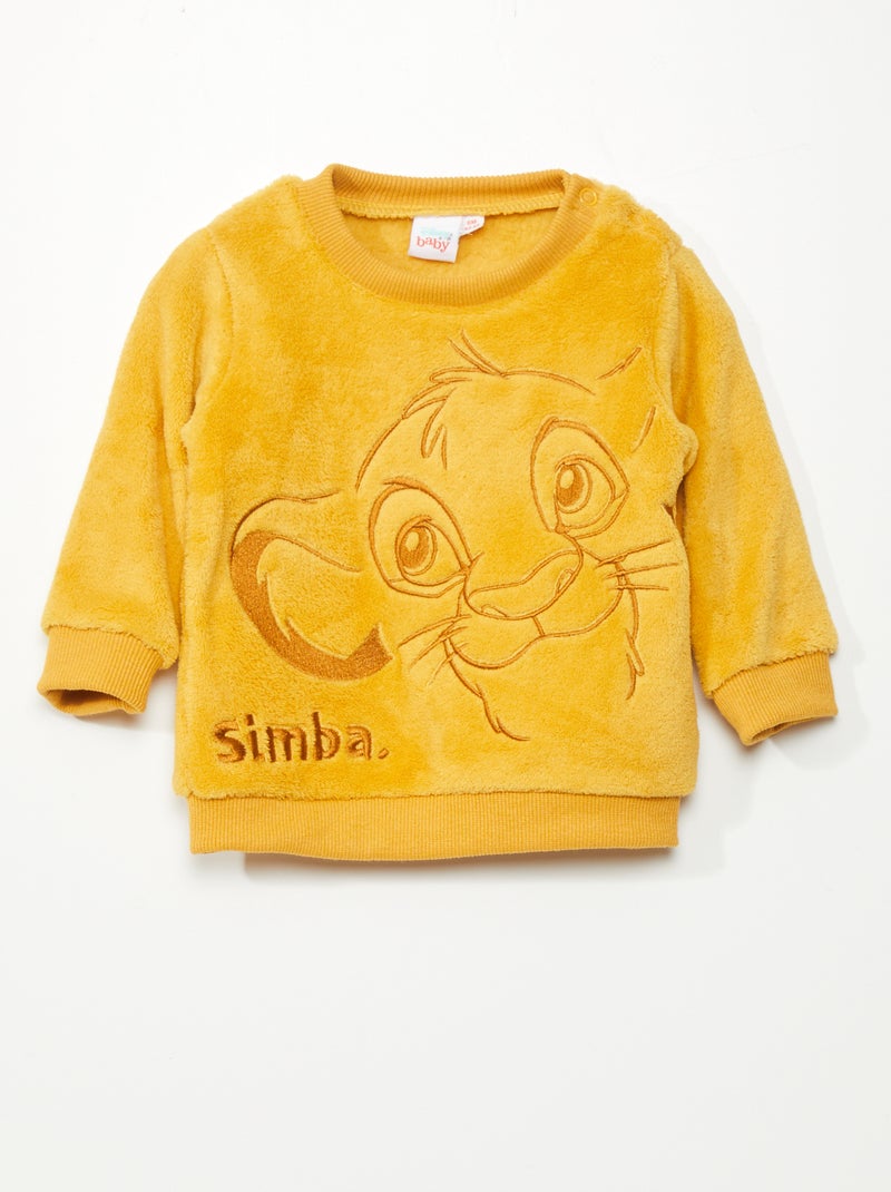 Felpa in maglia soffice 'Topolino' GIALLO - Kiabi