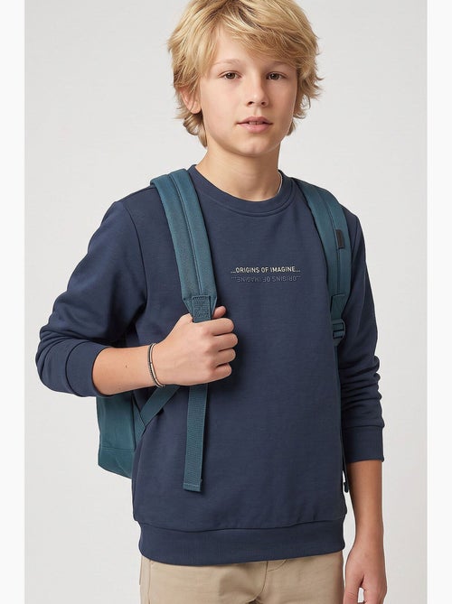 Felpa in misto cotone tommy - Kiabi