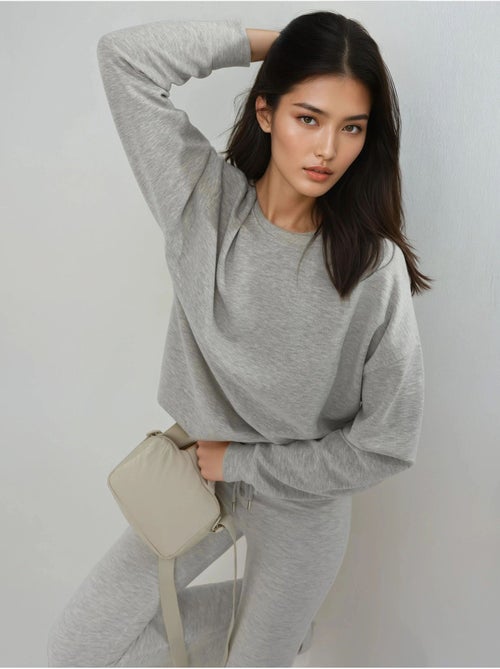 Felpa in modal relaxed fit con girocollo busem - Kiabi Felpa in modal relaxed fit con girocollo busem - Kiabi