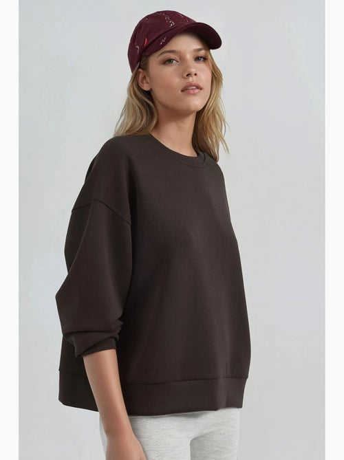 Felpa in modal relaxed fit con girocollo busem - Kiabi