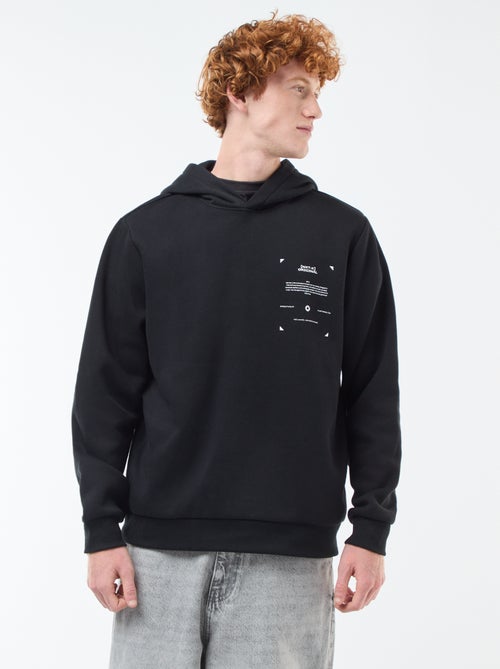 Felpa in mollettone con stampa - Kiabi