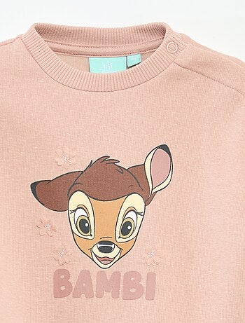 Felpa in mollettone 'Disney' 'Marie' con volant