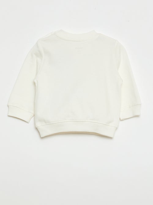 Felpa in mollettone leggero stampata - Kiabi