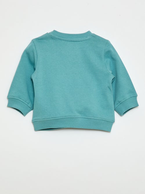 Felpa in mollettone leggero stampata - Kiabi