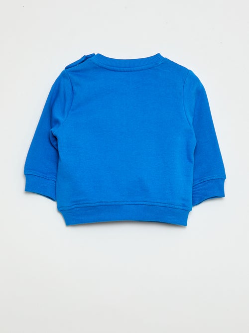 Felpa in mollettone leggero stampata - Kiabi