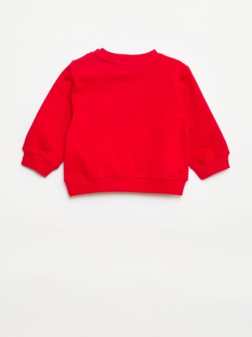 Felpa in mollettone leggero stampata - Kiabi