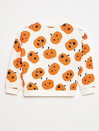 Felpa in felpa stampata 'Halloween'