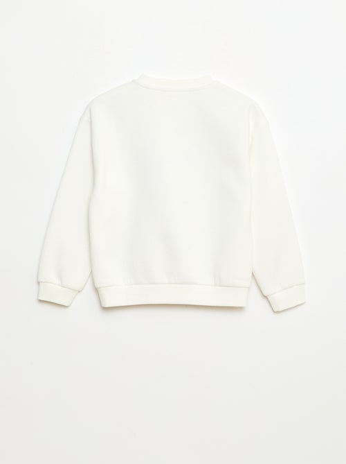 Felpa in mollettone stampata Natale - Kiabi