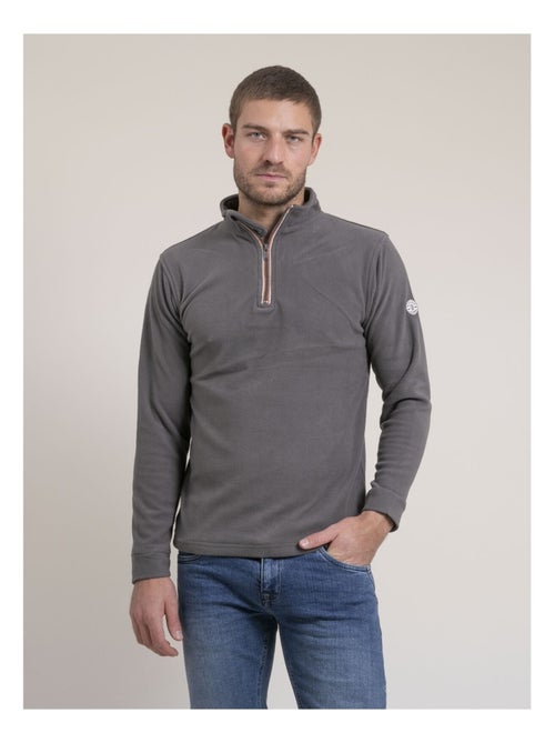 Felpa in pile collo camionista WATOM - Kiabi