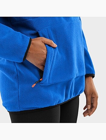 Felpa in pile con cappuccio donna sport invernali donna montreux-w