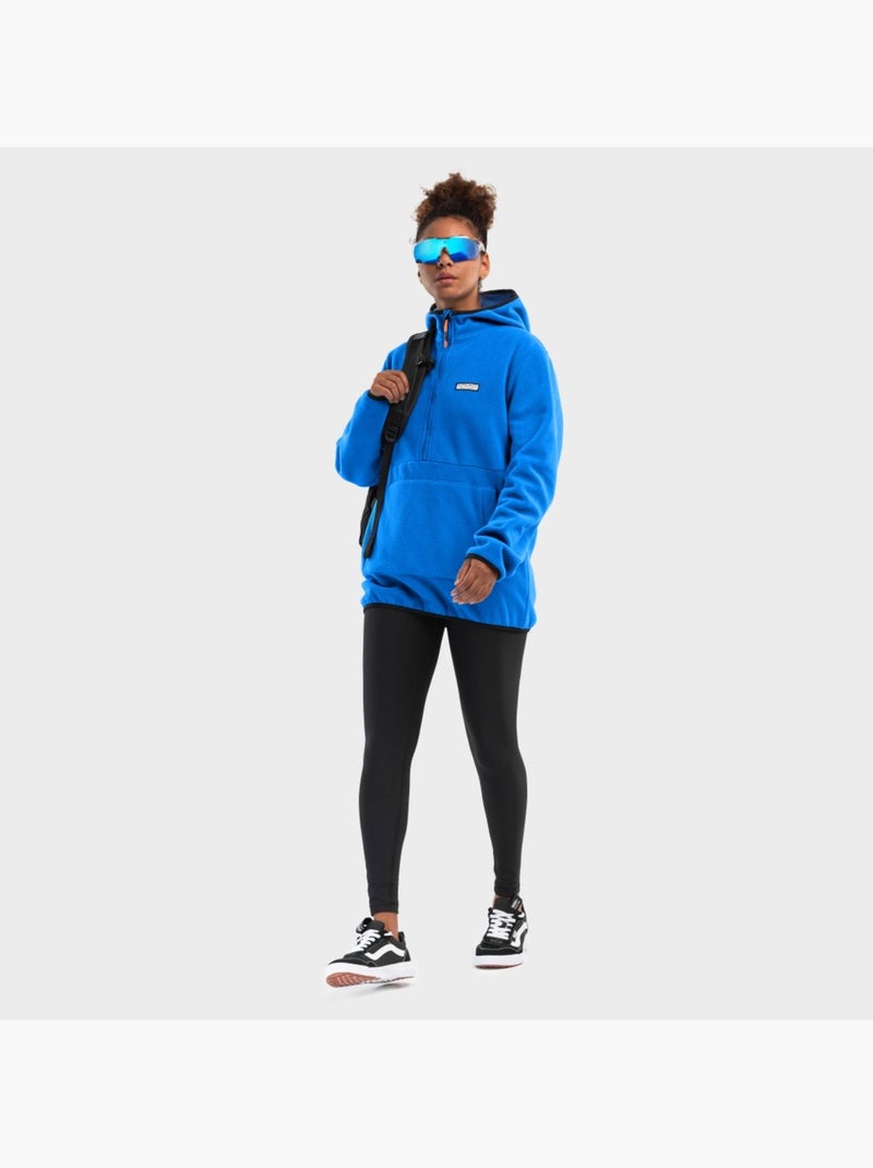 Felpa in pile con cappuccio donna sport invernali donna montreux-w Blu - Kiabi