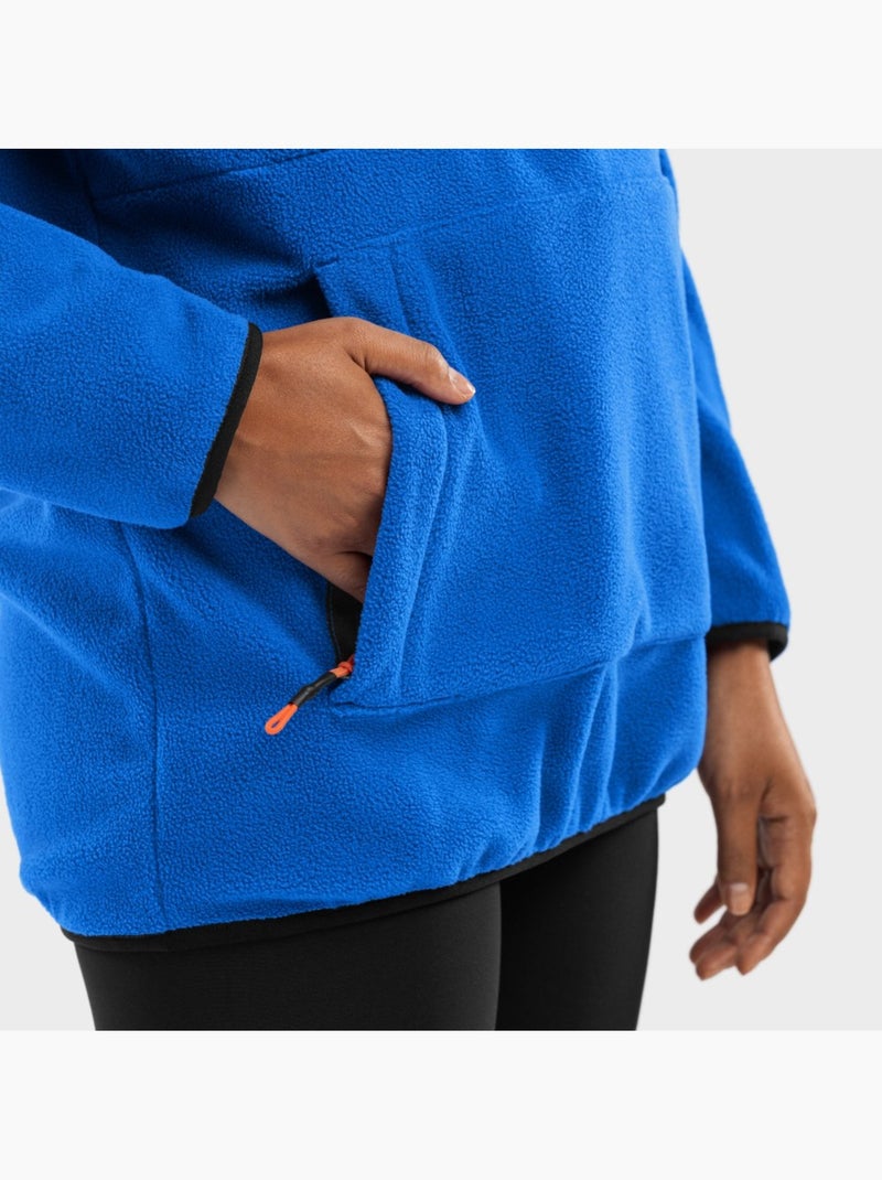 Felpa in pile con cappuccio donna sport invernali donna montreux-w Blu - Kiabi