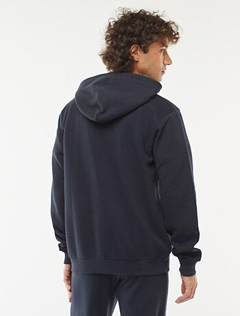 Felpa in pile con cappuccio e zip