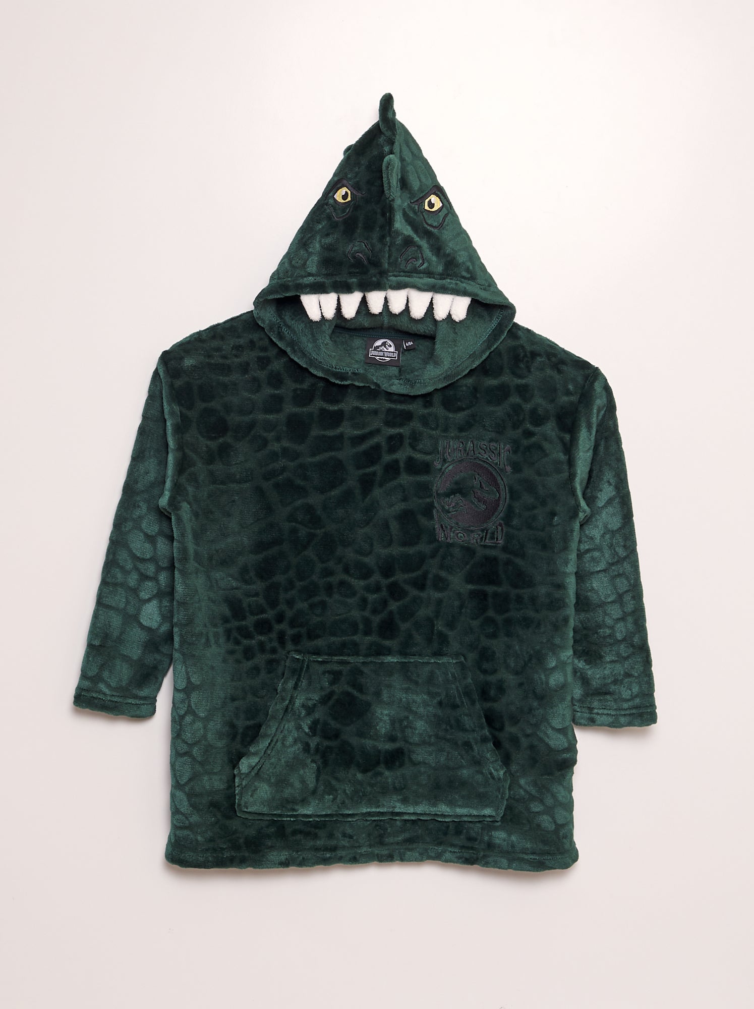 Felpa Con Cappuccio Uomo Jurassic Park Logo Cinese, Felpa In Cotone E Poliestere, Vestibilità Regolare, Abbigliamento Ufficiale