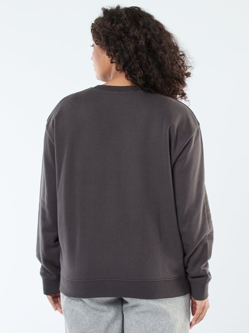 Felpa in pile con stampa 'Def Leppard' - Kiabi