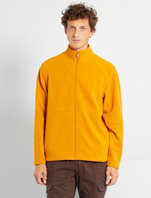 Felpa in pile con zip - GIALLO - Kiabi - 15.00€