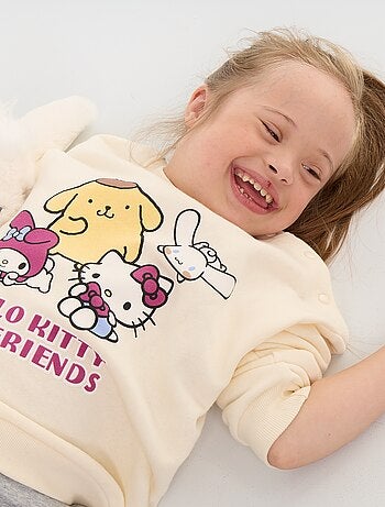 Felpa in pile "Hello Kitty" - collezione facile da indossare