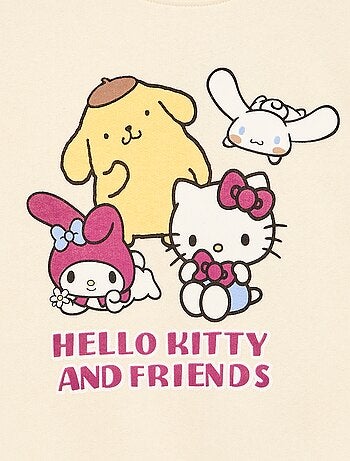 Felpa in pile "Hello Kitty" - collezione facile da indossare
