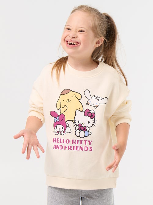 Felpa in pile "Hello Kitty" - collezione facile da indossare - Kiabi