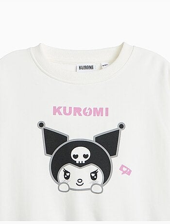 Felpa in pile 'kuromi', mo fashion