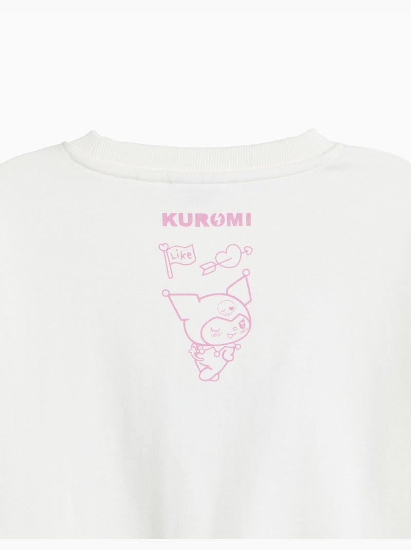Felpa in pile 'kuromi', mo fashion Bianco - Kiabi
