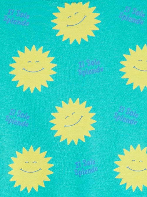 Felpa in pile leggero con motivo - Kiabi