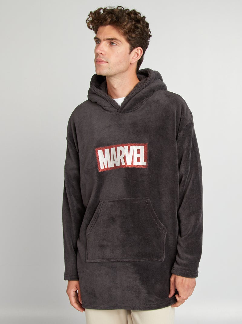 Felpa in pile 'Marvel' NERO - Kiabi