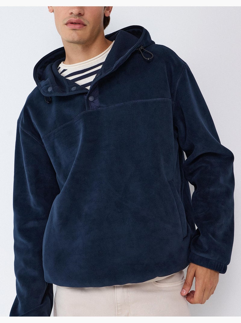 Felpa in pile, mo fashion Blu - Kiabi