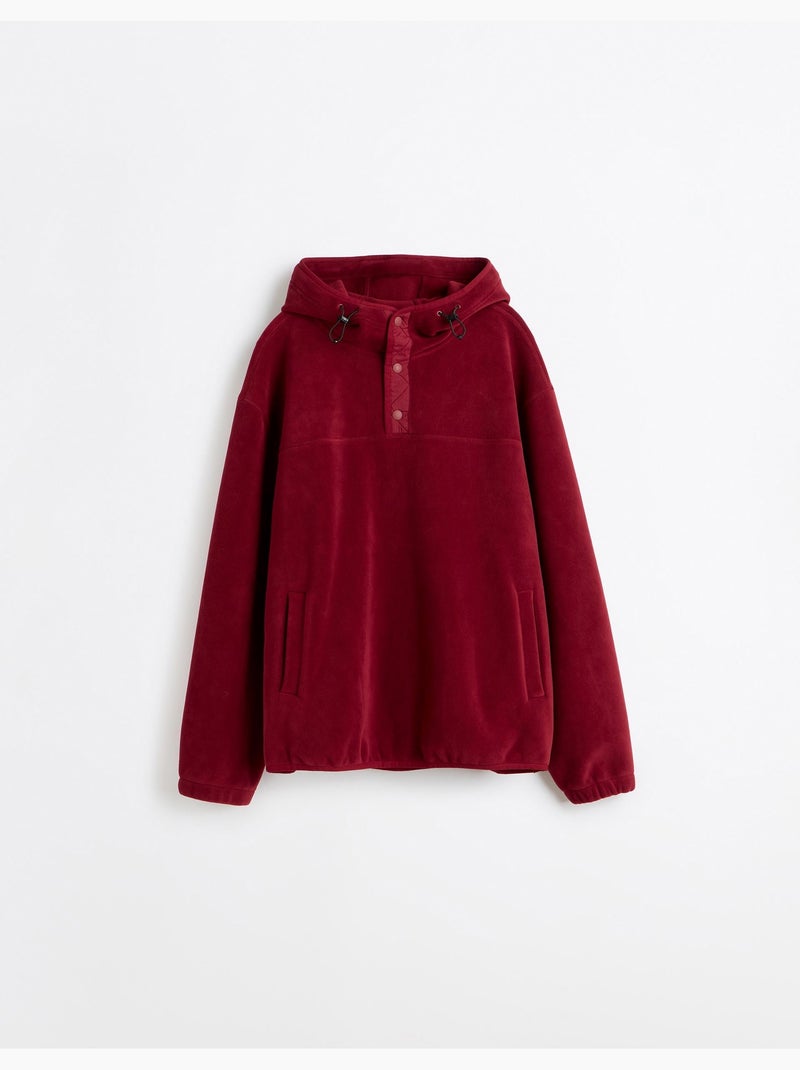 Felpa in pile, mo fashion Rosso - Kiabi