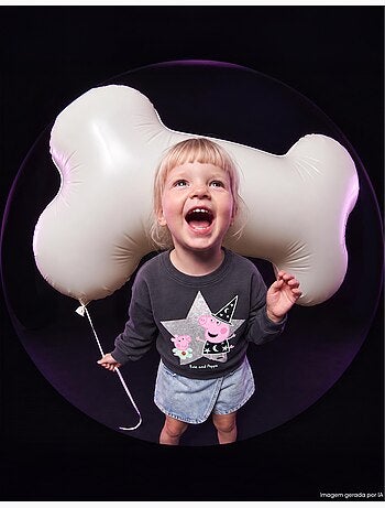 Felpa in pile 'peppa pig', mo fashion