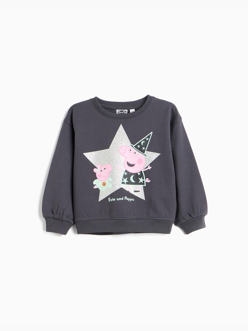Felpa in pile 'peppa pig', mo fashion Grigio - Kiabi