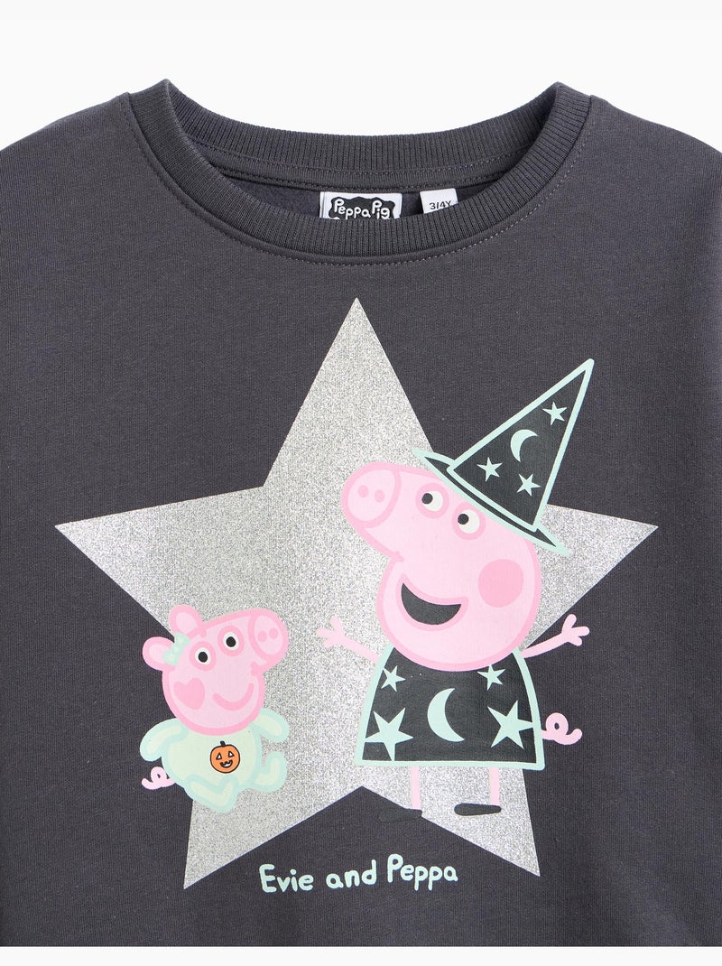 Felpa in pile 'peppa pig', mo fashion Grigio - Kiabi