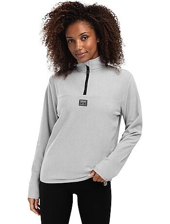 Felpa in pile sottile da donna sport invernali donna limestone-w