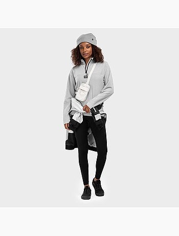Felpa in pile sottile da donna sport invernali donna limestone-w