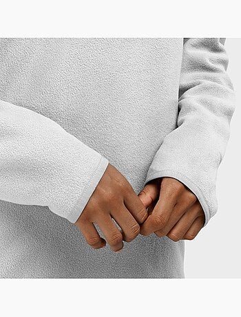 Felpa in pile sottile da donna sport invernali donna limestone-w