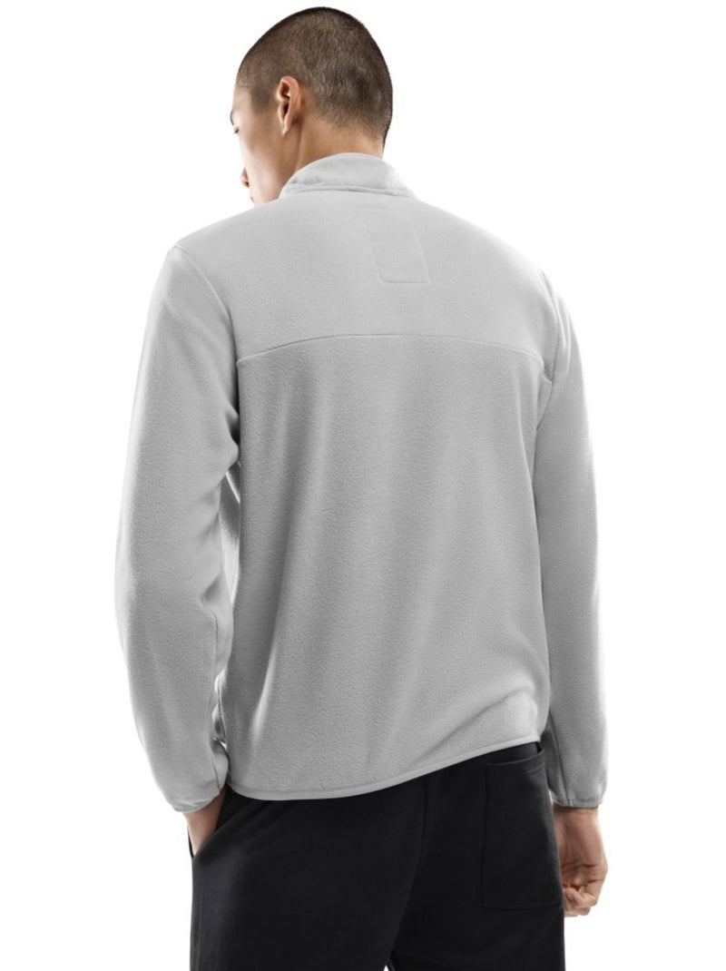 Felpa in pile sottile da uomo sport invernali uomo limestone Beige grigio - Kiabi