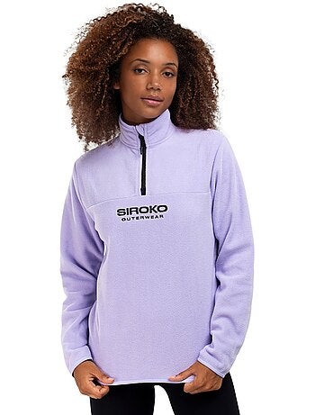 Felpa in pile spessa da donna sport invernali donna aurora-w