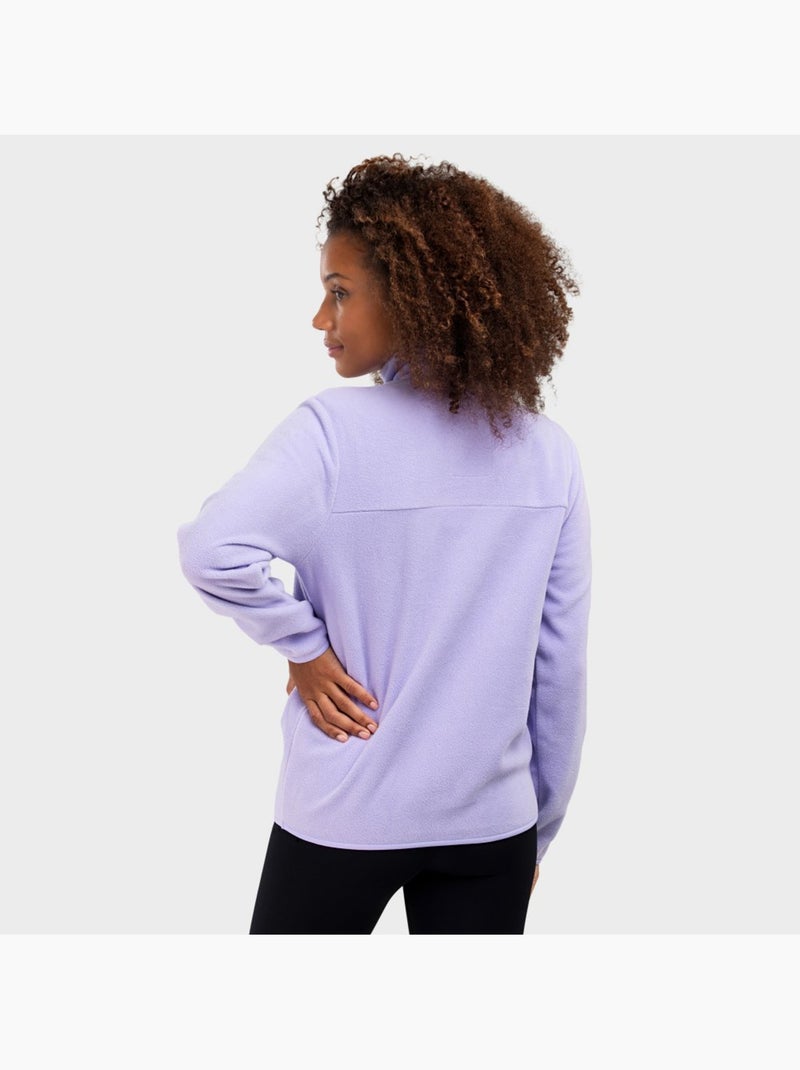 Felpa in pile spessa da donna sport invernali donna aurora-w Lavanda - Kiabi