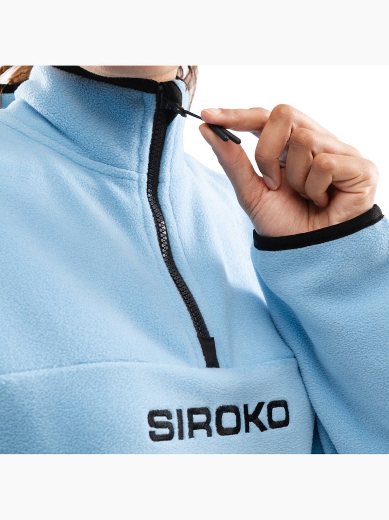 Felpa in pile spessa da donna sport invernali donna momji-w Blu - Kiabi