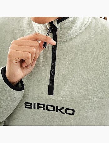 Felpa in pile spessa da donna sport invernali donna myoko-w