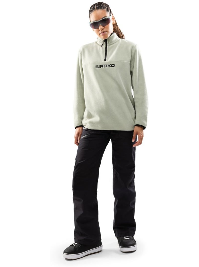Felpa in pile spessa da donna sport invernali donna myoko-w Verde - Kiabi