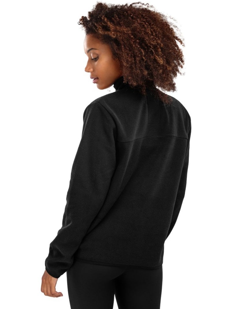Felpa in pile spessa da donna sport invernali donna shadow-w Nero - Kiabi
