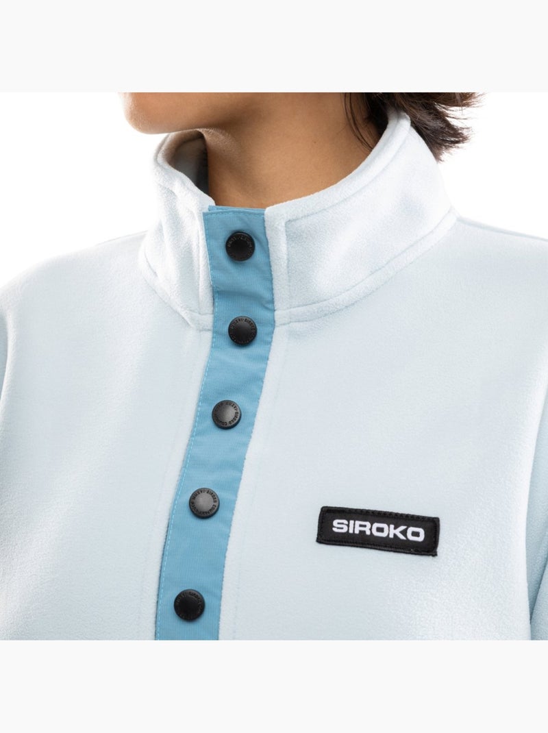 Felpa in pile spessa da uomo sport invernali donna nagano-w Blu - Kiabi