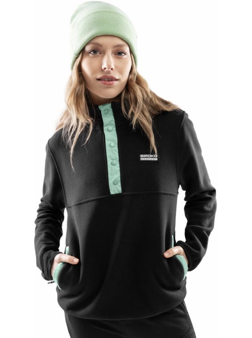 Felpa in pile spessa da uomo sport invernali donna stowe-w - Kiabi