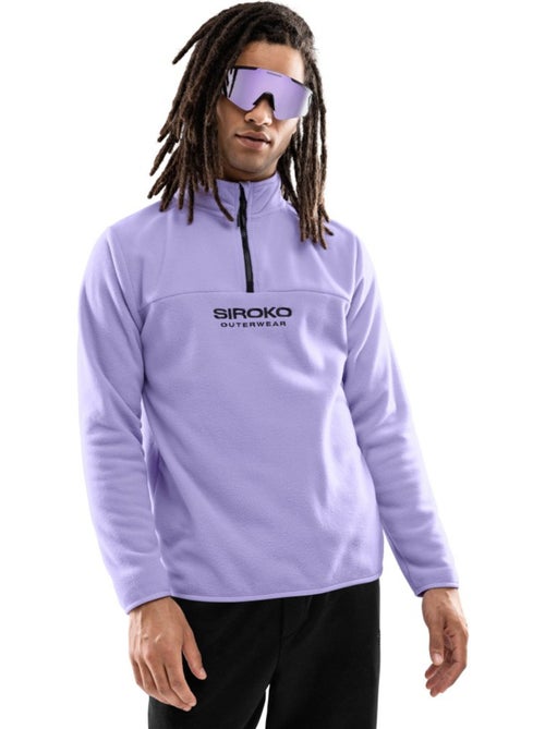 Felpa in pile spessa da uomo sport invernali uomo aurora - Kiabi