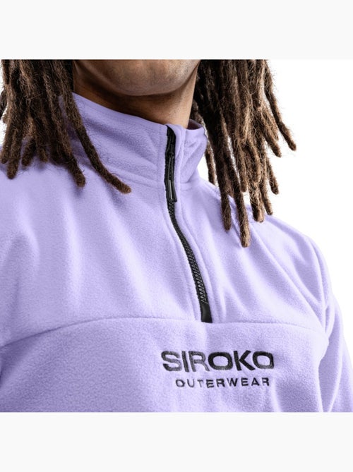 Felpa in pile spessa da uomo sport invernali uomo aurora - Kiabi